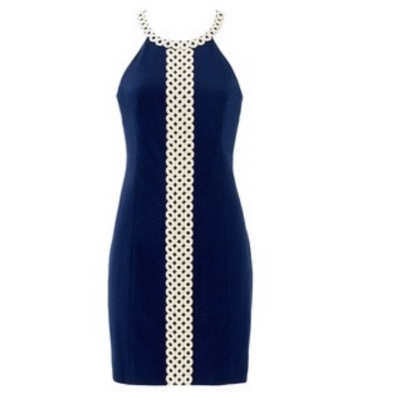 Lilly Pulitzer Navy Sasha Shift - Picture 4 of 8